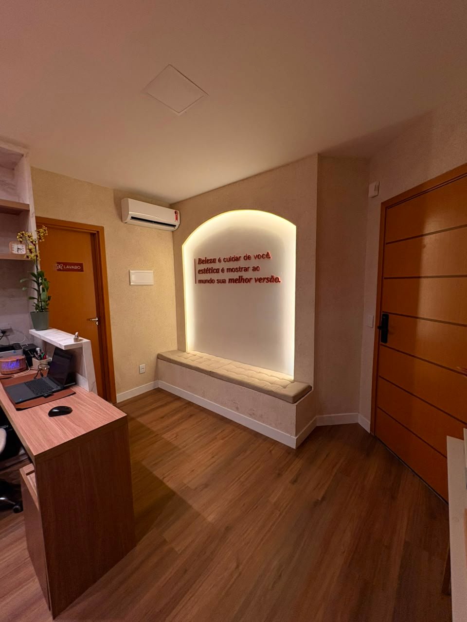 Recepção da Aviváh Estética & Spa